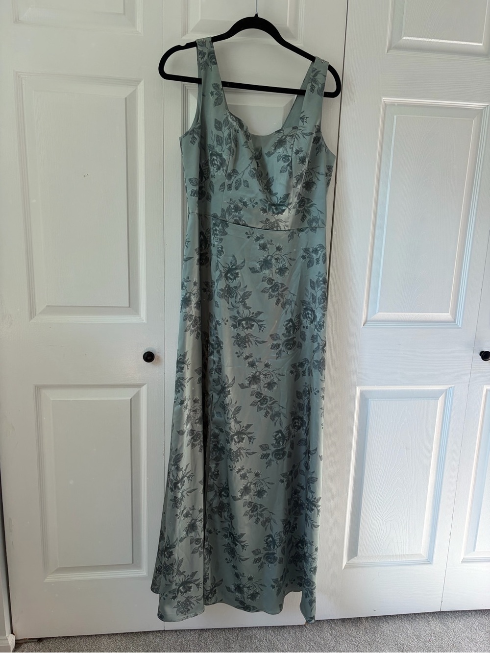 Revelry Sage Green Floral Maxi Dress